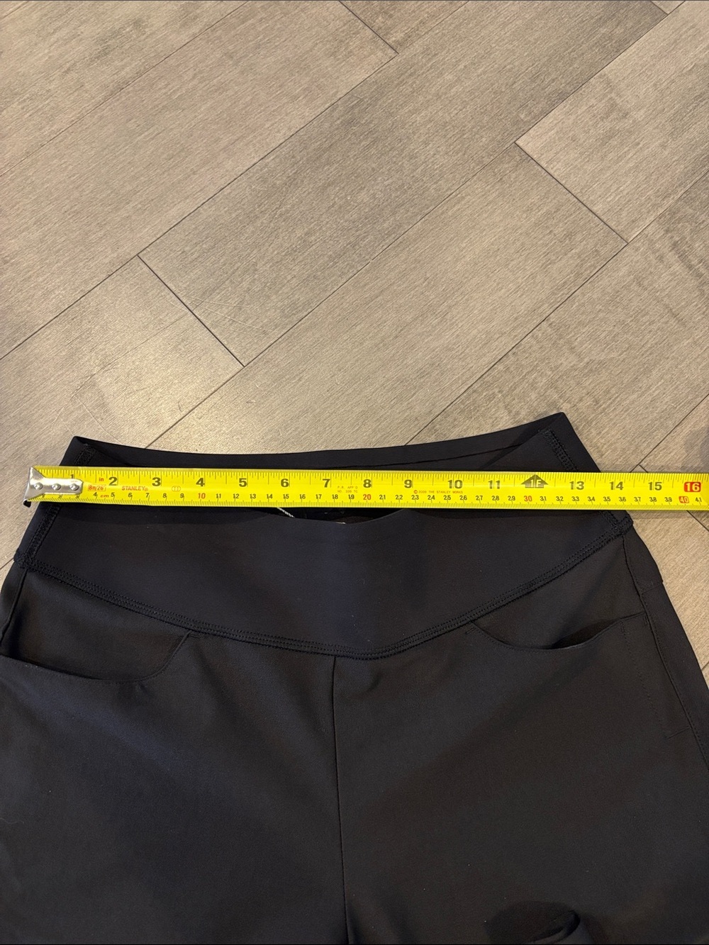 Puma Black Women's Athletic Golf Pants with Tapered Leg - Picture 10 of 11